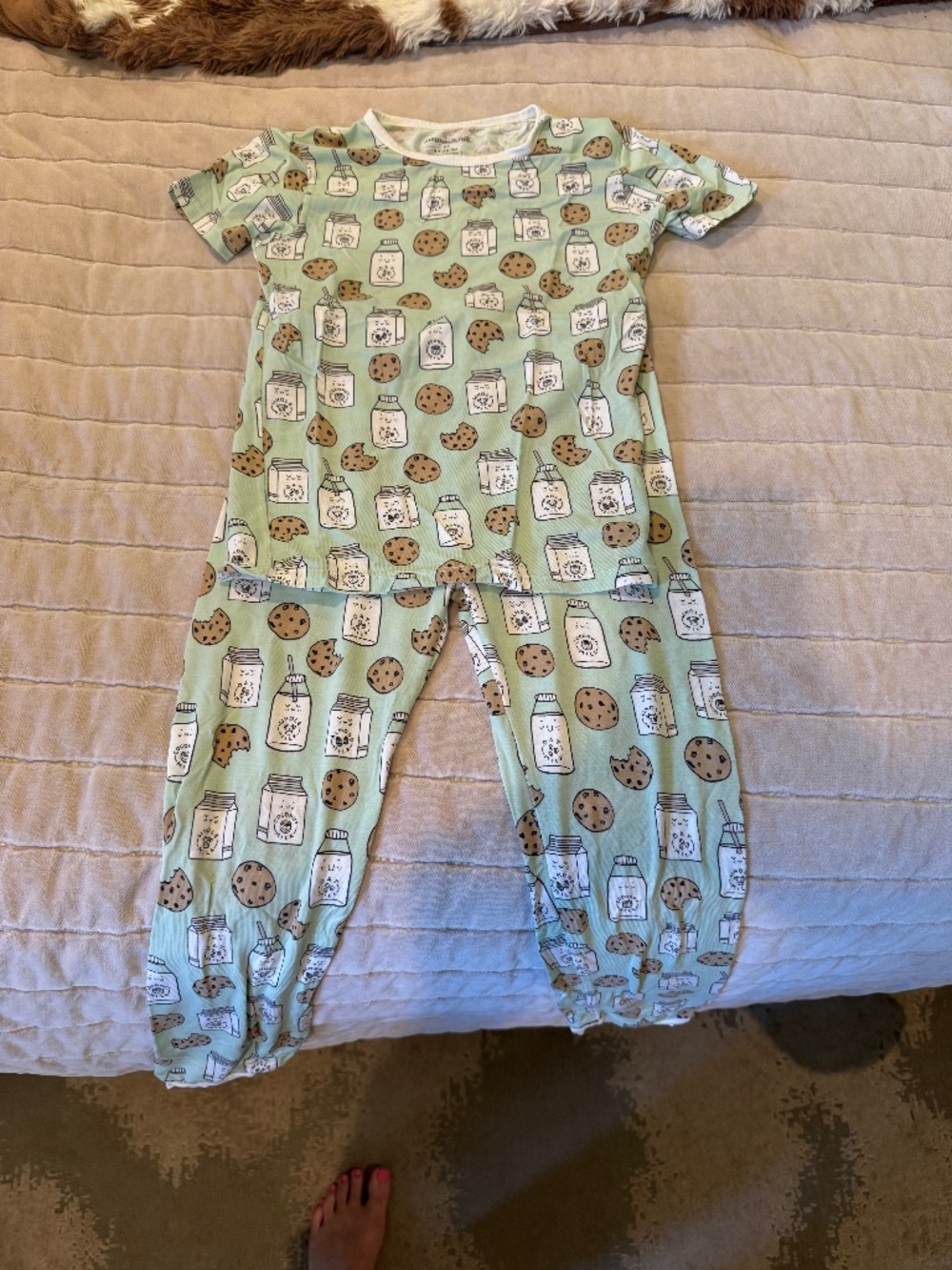 Magnetic Me milk and cookies pjs